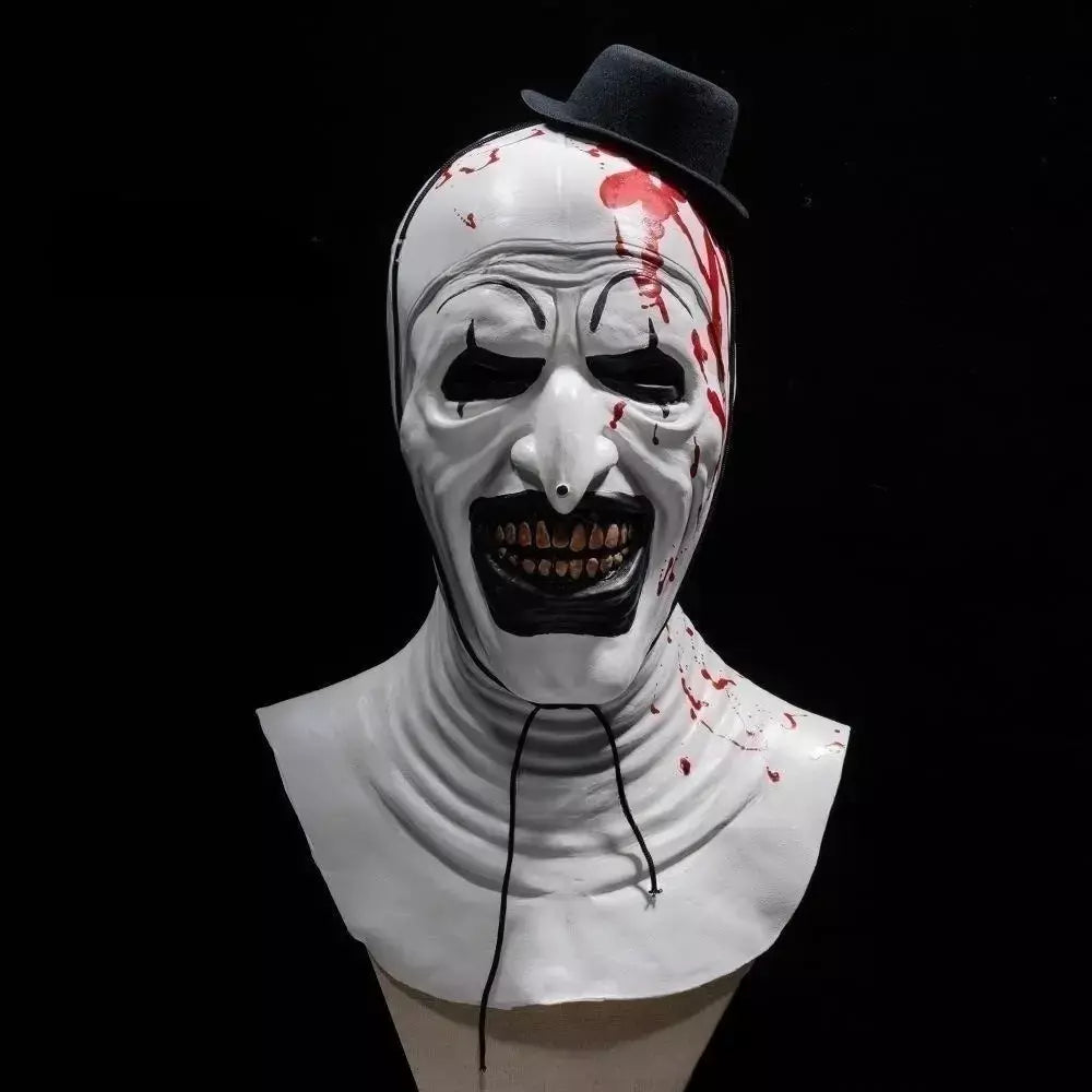 Arte o palhaço cosplay filme terrorífico 2 arte o palhaço cosplay traje macacão máscara trajes de halloween máscara para homens