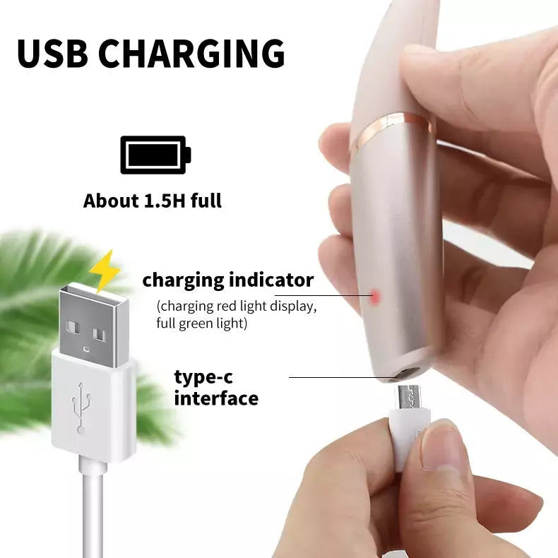 Portátil USB recarregável indolor feminino barbeador, perna e axila cabelo, aparador de barbear elétrico para mulheres, senhoras