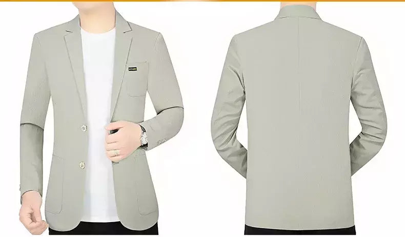 Blazers de negócios finos e respiráveis masculinos, casacos casuais, jaquetas de secagem rápida masculinas, alta qualidade, 4XL, verão, novo