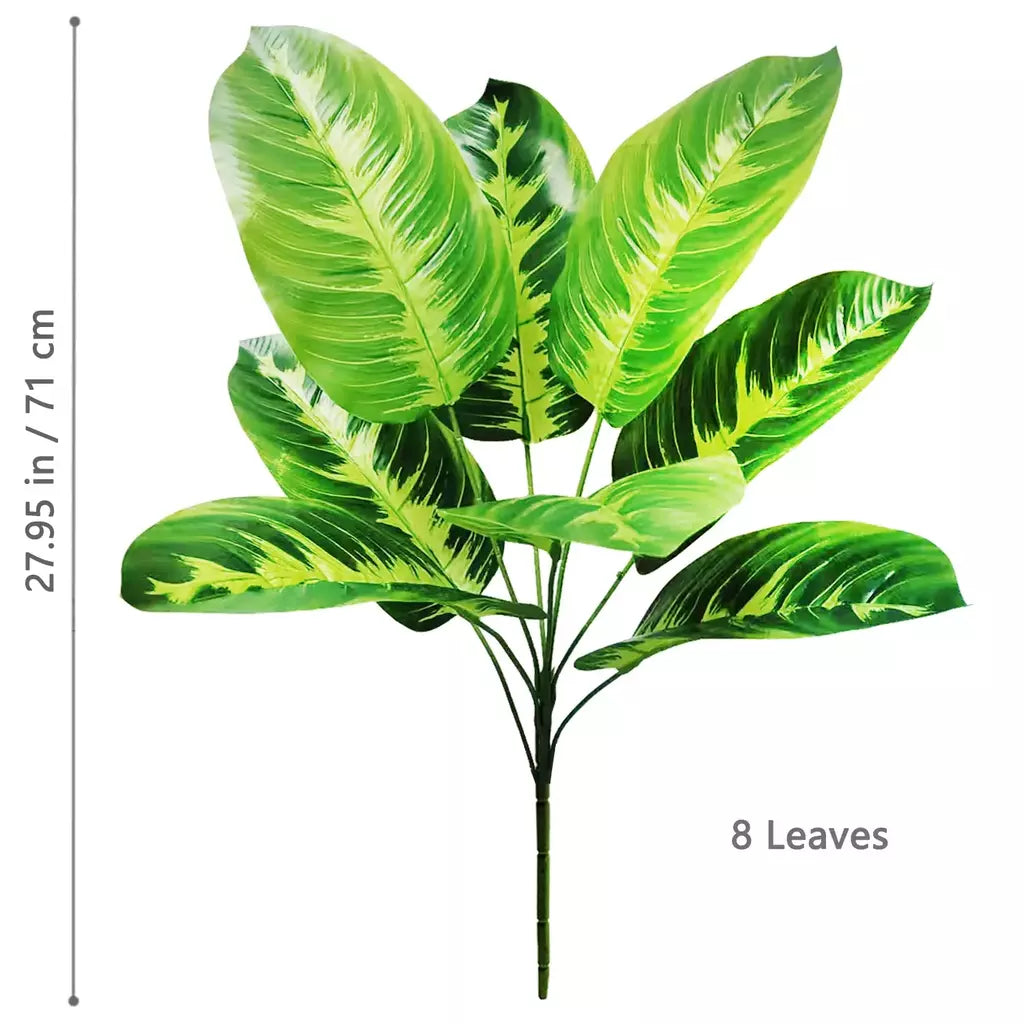 65-125cm/47.2in grande palmeira tropical falso banana planta folhas toque real strelitzia reginae planta de plástico para casa jardim