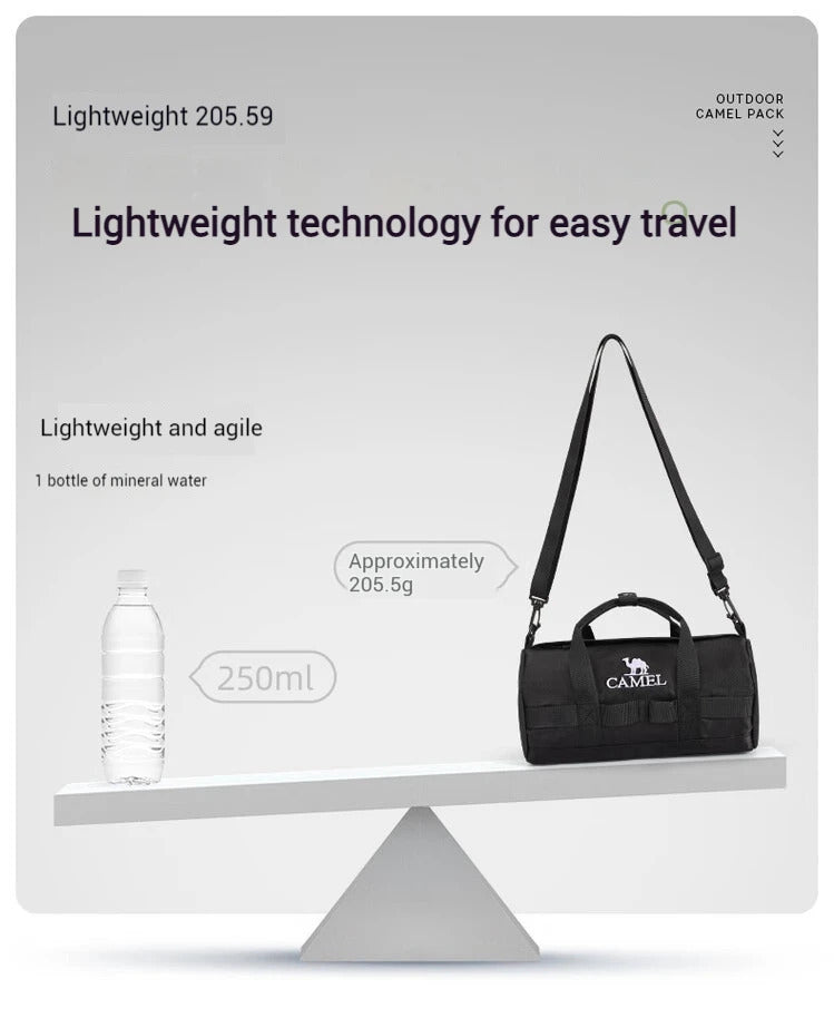Bolsa de ombro única para esportes ao ar livre Golden Dome, bolsa crossbody fitness na moda, casual para homens e mulheres