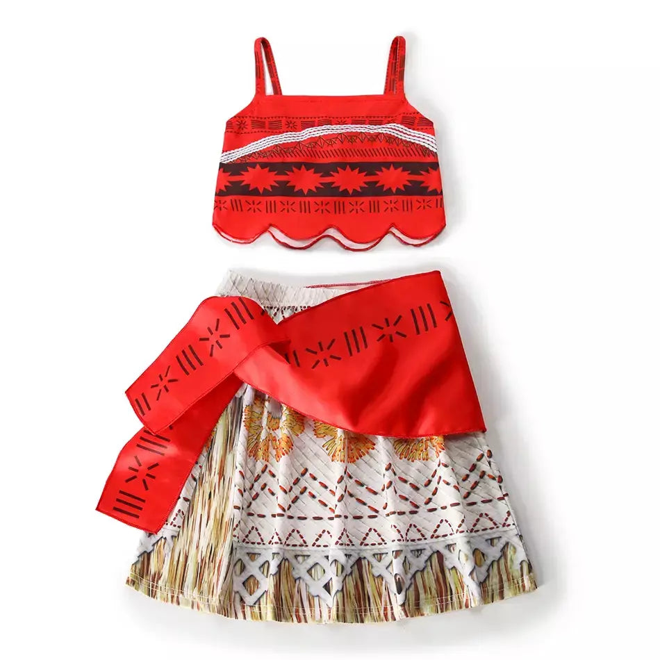 Meninas roupa cosplay traje das crianças festa vestido de princesa verão casual praia vestido colar peruca conjunto vestidos de festa para meninas