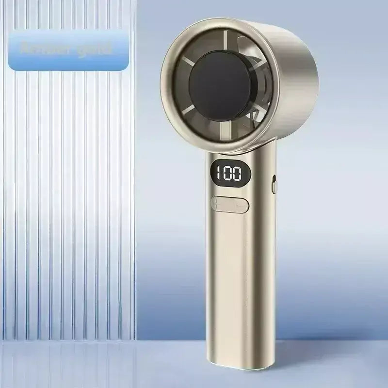Ventilador de mão portátil 120 velocidades vento mini bladeless ventilador portátil usb recarregável pessoal ventiladores de alta velocidade ventilador elétrico cílios