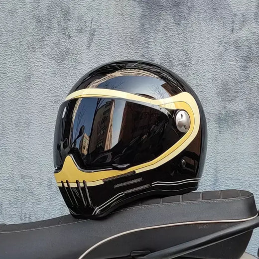 Orz rosto cheio casco moto capacete vintage chopper retro capacete de motocicleta capacete modular aprovação dot