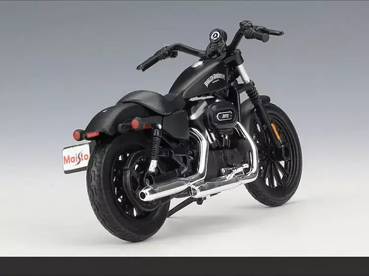 Maisto 1:18 harley davidson sportster ferro 883 liga clássico modelo da motocicleta diecast metal motocicleta modelo crianças brinquedos presente