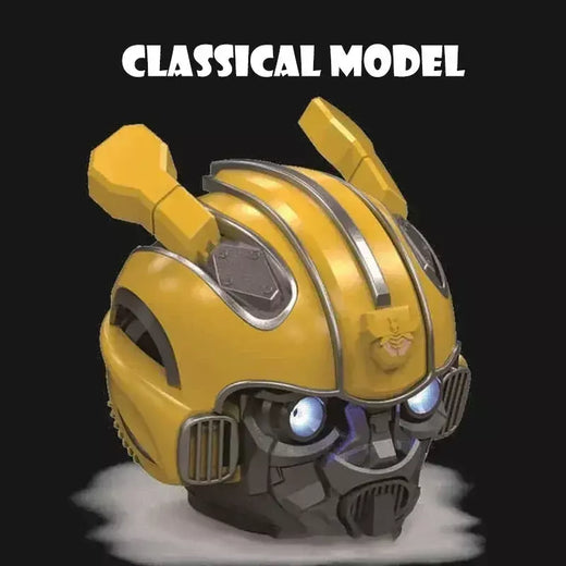 Bumblebee alto-falantes bluetooth transformadores novo criativo dos desenhos animados cartão sem fio mini ao ar livre baixo pequeno acústico megafone eco dot