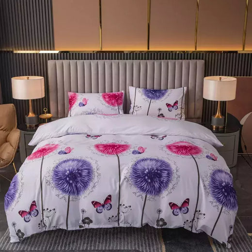 Poliéster Impresso Lixar Duvet Cover, Conjunto de cama Estilo Europeu, Quilt Cover, Pele Tecido Amigável, Queen Size, 3Pcs
