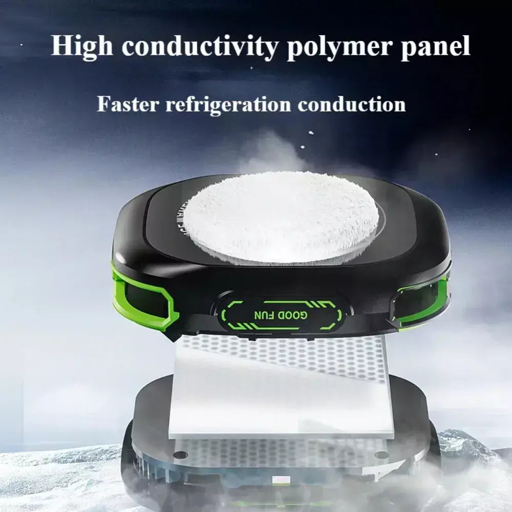 Novo refrigerador de telefone móvel js85 semicondutor dispositivo radiador de congelamento sucção magnética sem fio mudo com bateria embutida
