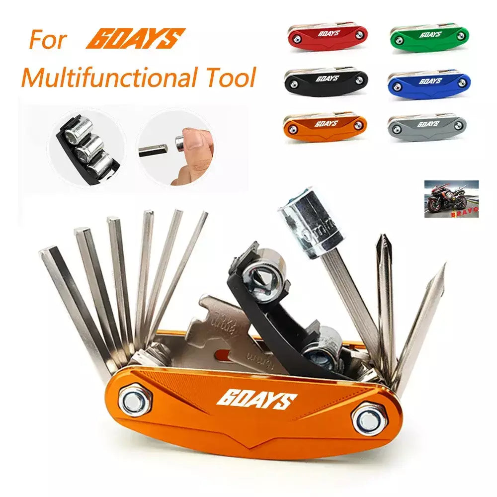 Para ktm 6 dias 250 300 450 500 exc EXC-F XC-W seis dias ferramenta da motocicleta reparação chave de fenda conjunto multifuncional ferramenta acessórios