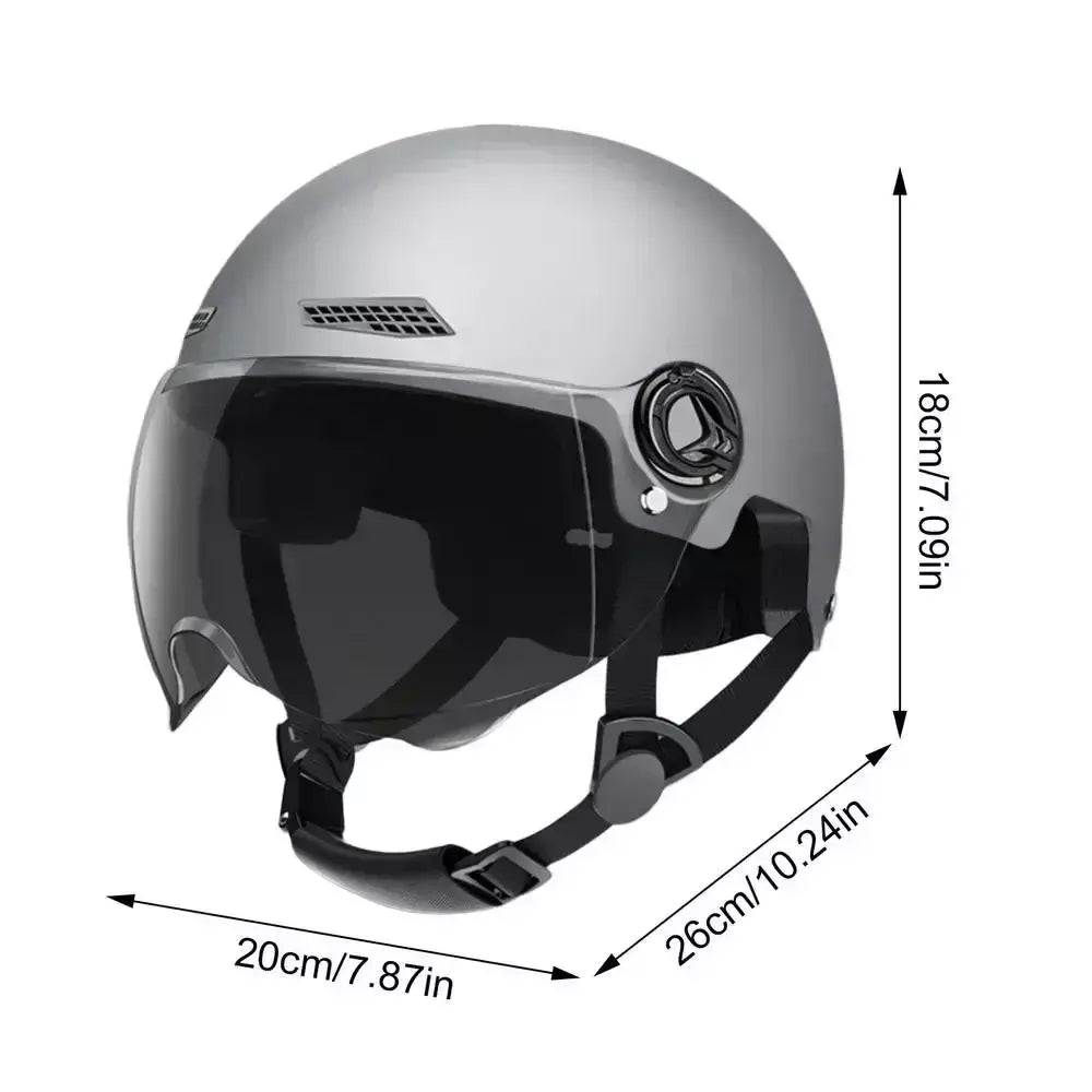 Capacete leve seguro e confortável para adultos - Óculos incluídos adequados para motocicleta E - Bicicleta de montanha