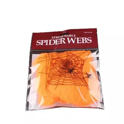 Teia de aranha artificial em branco Stretchy White Cobweb, adereços cena assustadora, acessórios Horror, Home Decor, Halloween, Casa