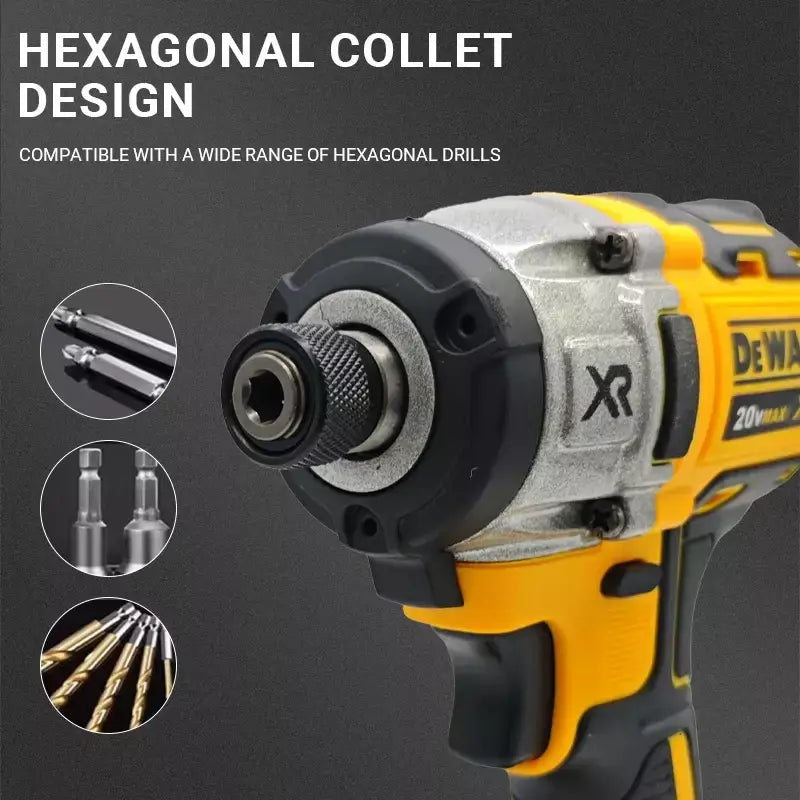 Dewalt dcf887 sem escova 205n.m chave elétrica chave de impacto sem fio multifuncional portátil ferramentas elétricas para 20v bateria