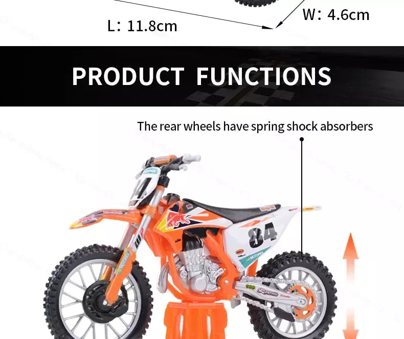 Bburago veículos colecionáveis sementemente revestido, edição de fábrica estática em fundição, modelo de motocicleta 1:18 e 2018