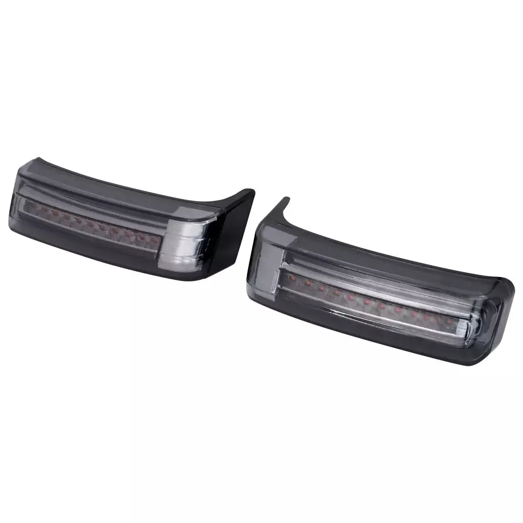 Alforje led para motocicleta, lâmpada de giro, luzes de freio para harley touring road king 97-2022 electra street glide cvo limitado