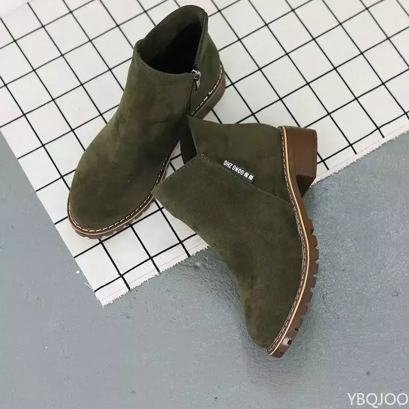 Botas femininas de sola grossa, botas de neve confortáveis, sapatos femininos de plataforma plus size, moda, 2022