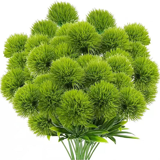 3/5/10 pçs 26cm plantas artificiais buquê de dandelion para casa decoração do quarto jardim casamento flores falsas vaso ornamental