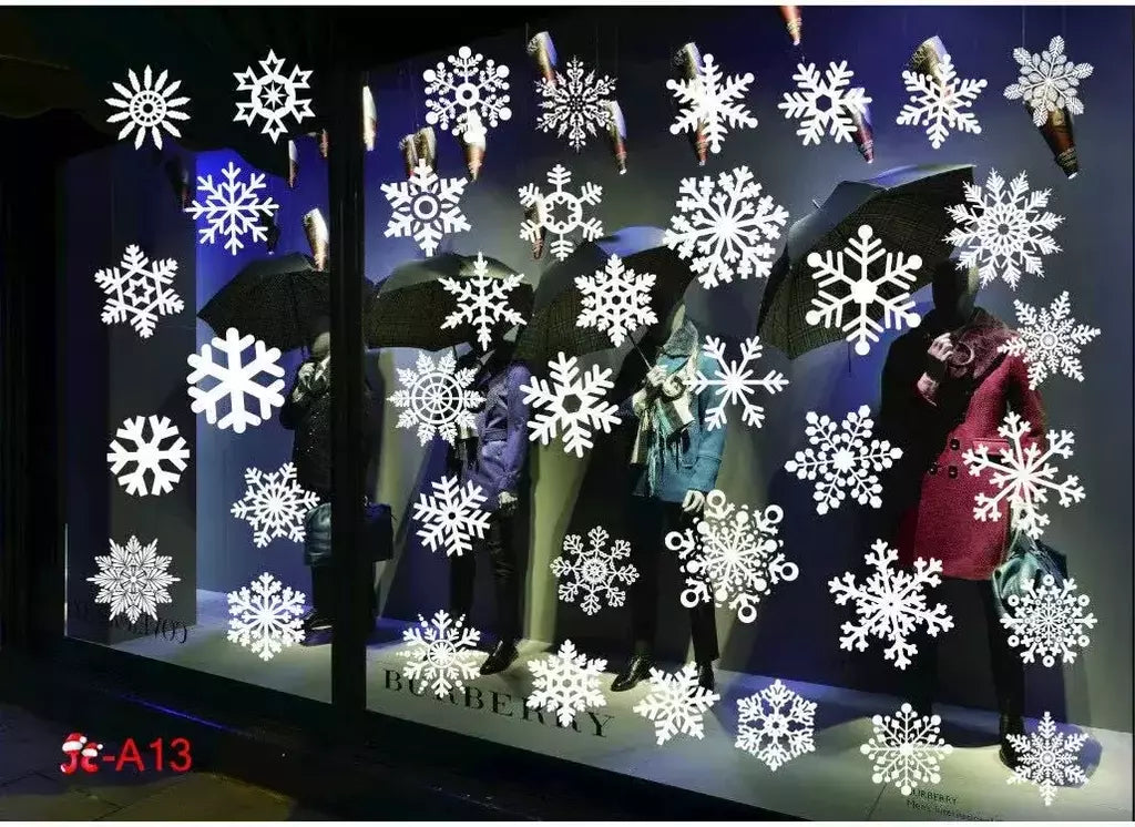 Decoração de Feliz Natal para casa, parede e janela adesivos ornamentos, guirlanda de ano novo, Noel Festoon, 2022, 2025