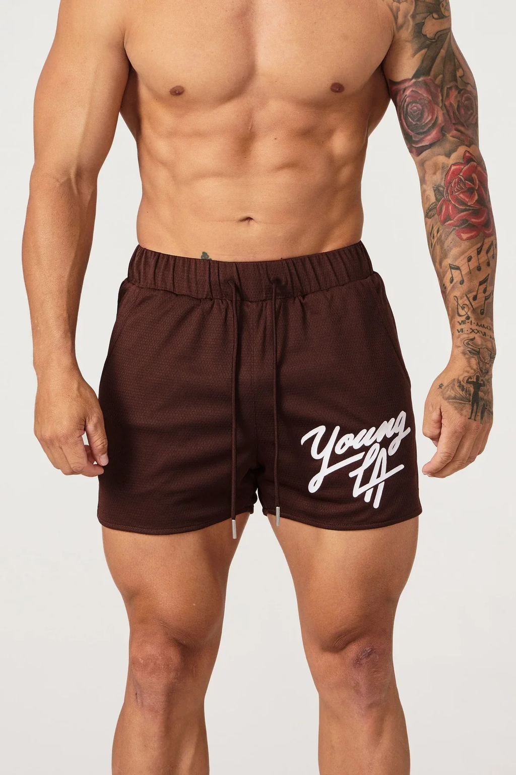 Calções de Fitness Masculino Estilo Americano, Corrida, Calça de Praia de Treino, Basquete, Esportes Ginásio, Fitness, Marcas