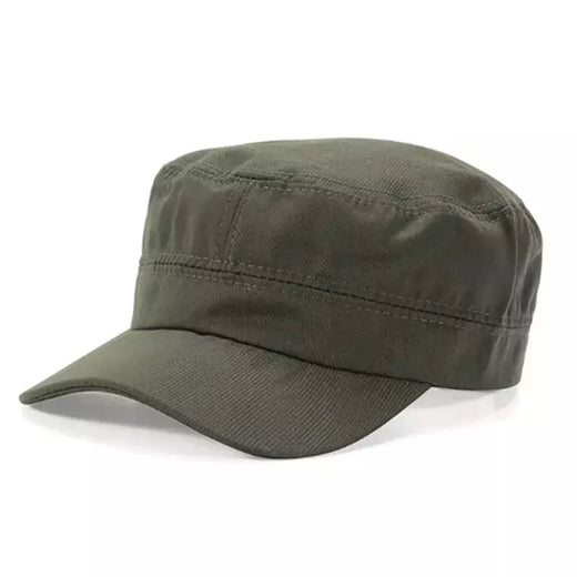 Chapéu unissex ajustável do exército, boné de cadete patrulha militar, liso, estilo clássico, moda vintage, 5 cores, 1pc
