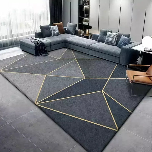 Tapete minimalista moderno para decoração de sala de estar, quarto, cabeceira, antiderrapante, sofá, mesa, área grande, tapete de entrada de boas-vindas
