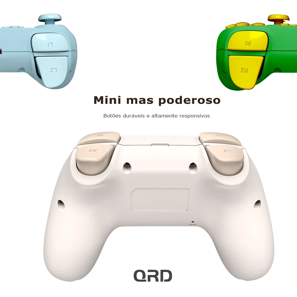 Controle Joystick Sem Fio Para Nintendo Switch 2/ Switch 1/ Switch Lite/ Switch Oled/ Pc/ Ios/ Android Efeito Hall Mini Gamepad