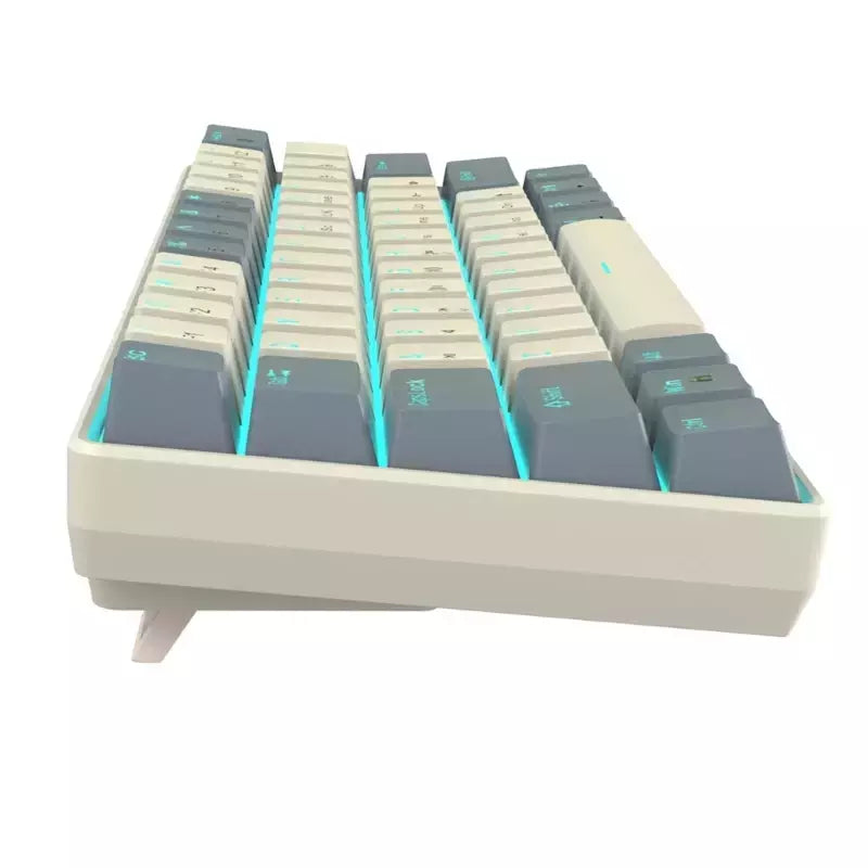 Teclados mecânicos com fio USB 60% 61 teclas com retroiluminação azul gelo teclas para PC