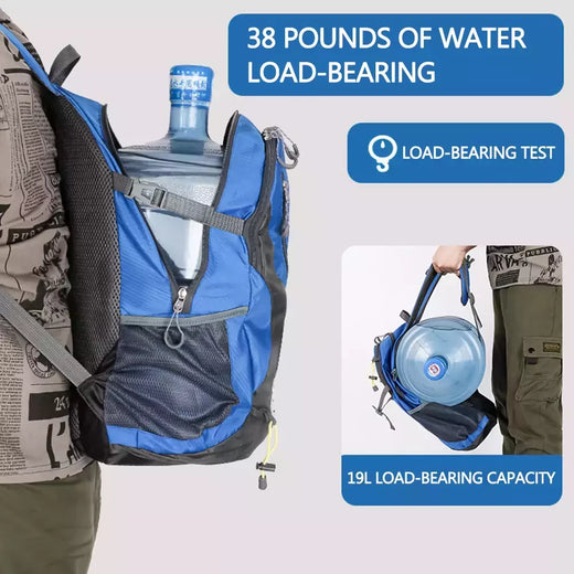 Mochila de viagem grande 40L com capacidade para homens e mulheres, bolsa ao ar livre à prova d'água, montanhismo, ciclismo, caminhadas, mochila esportiva