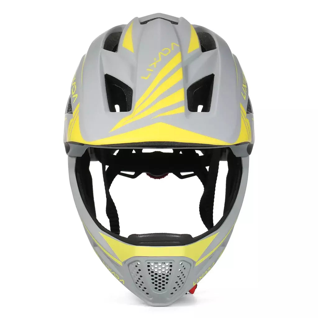 Lixada crianças 2-em-1 destacável capacete facial completo crianças esportes capacete de segurança da bicicleta equipamentos de proteção crianças capacete de ciclismo
