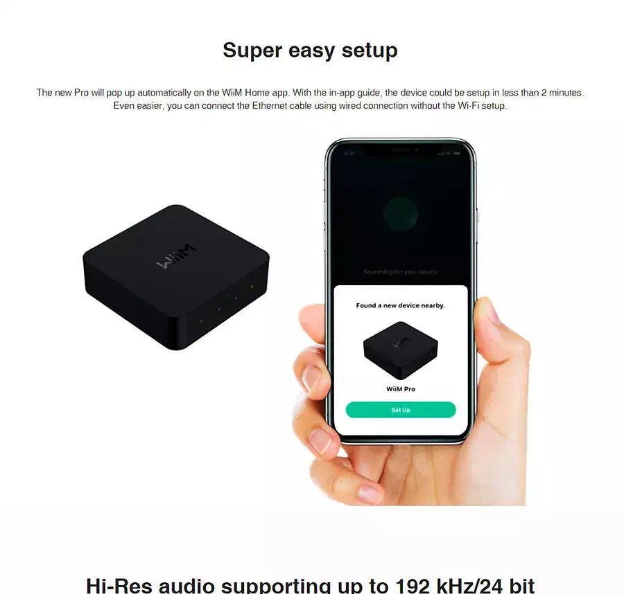 Receptor de áudio sem fio proirplay2 bluetooth sem perdas de alta qualidade streaming de áudio cromoecast, multiroomwork com alexa