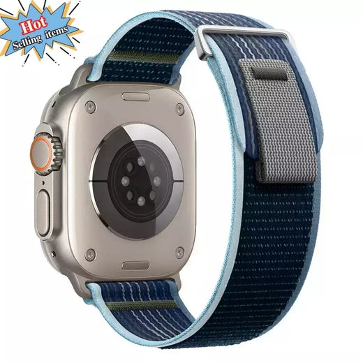 Pulseira Esportiva Trail Loop para Apple Watch, Pulseira de Nylon, Ultra 2, 49mm, Série 9, 8, 7, 45mm, 41mm, iWatch 6, 5, 4, 3, SE, 44 milímetros, 40 milímetros, 42 milímetros