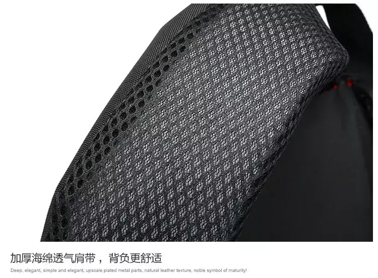 Mochila Oxford Business impermeável para homens e mulheres, bolsa para computador, mochila de viagem casual, mochila escolar luminosa, nova