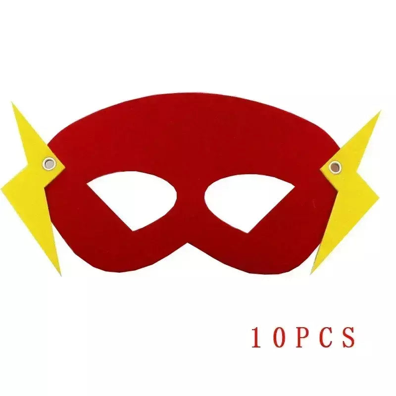32/28/10 pçs/lote máscara de super-herói cosplay natal dia das bruxas crianças adulto carnaval festa adereços aniversário das crianças feltro masquerade