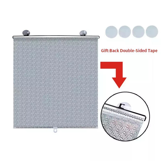 Pára-sol retrátil automotivo, Pára-sol do carro, cortinas de proteção solar, isolamento térmico, Rolling Shutter, quarto, cozinha