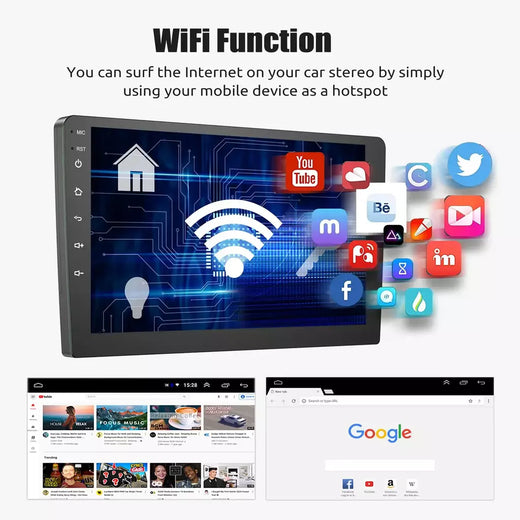 Essgoo rádio automotivo universal sem fio carplay android auto 7 9 10 "reprodutor multimídia 2 din carro estéreo wifi gps ips autoradio