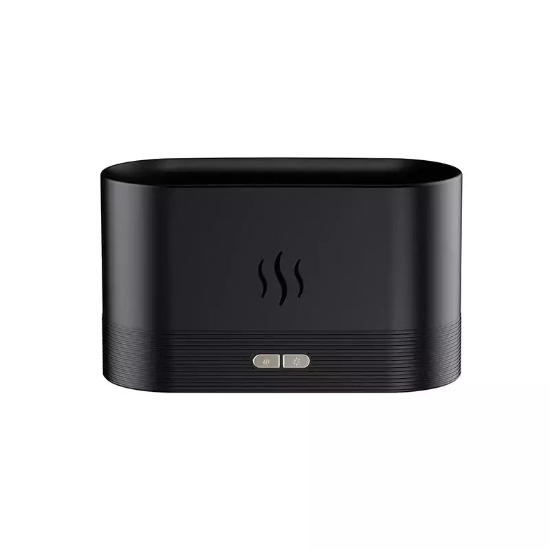Simulação Flame LED Night Light, Lâmpada Atmosfera USB, Umidificador, Difusor de Aroma, Tanque De Água, Decoração De Quarto E Escritório, 180ml