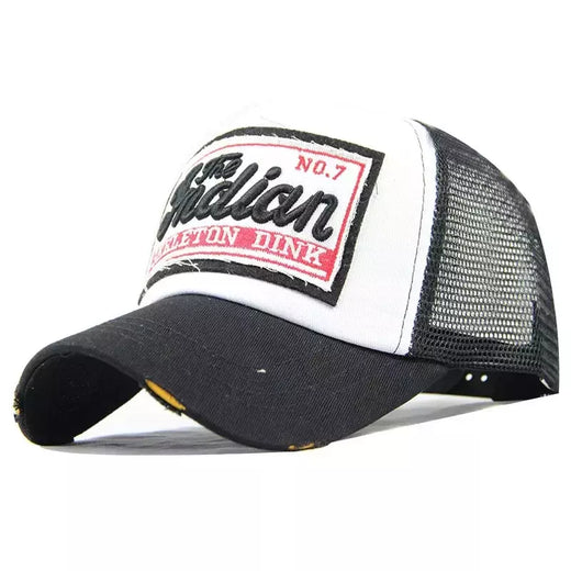 Unisex Breathable Mesh Baseball Cap, Carta Bordado, Hip Hop, Moda Verão, Homens, Mulheres