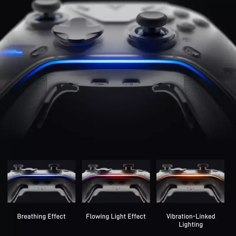 Flydigi apex 5 controlador gamepad sem fio gamepad para pc/switch/telefone/tv/tablet computador, doca de carregamento com tela rgb legal