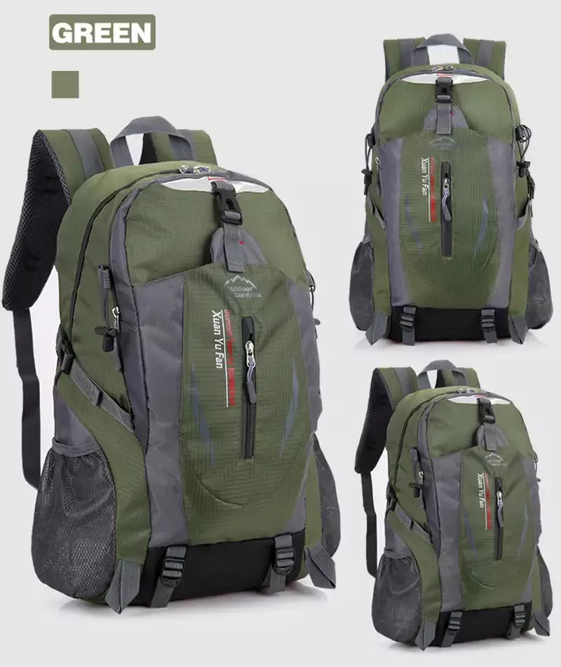 Nova mochila de viagem unissex, feminina e masculina, caminhadas ao ar livre, montanhismo, grande capacidade, leve, ciclismo, acampamento