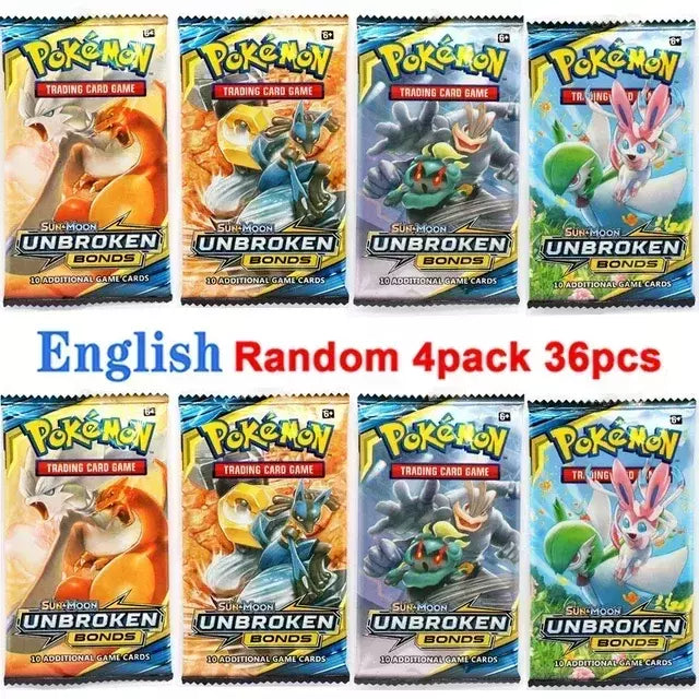 Novo 36/40 pçs caixa pokemon cartão escarlate & violeta evoluções prismáticas inglês impulsionador batalha carte negociação cartões de coleção presentes
