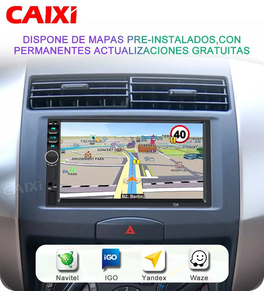 Caixi rádio universal 2din android 14 carro multimídia carplay autoradio gps para toyota nissan jeep hyundai kia chevrolet vw fiat
