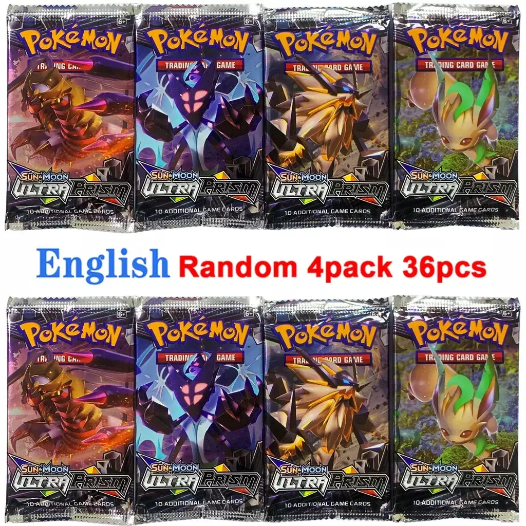 Novo 36/40 pçs caixa pokemon cartão escarlate & violeta evoluções prismáticas inglês impulsionador batalha carte negociação cartões de coleção presentes