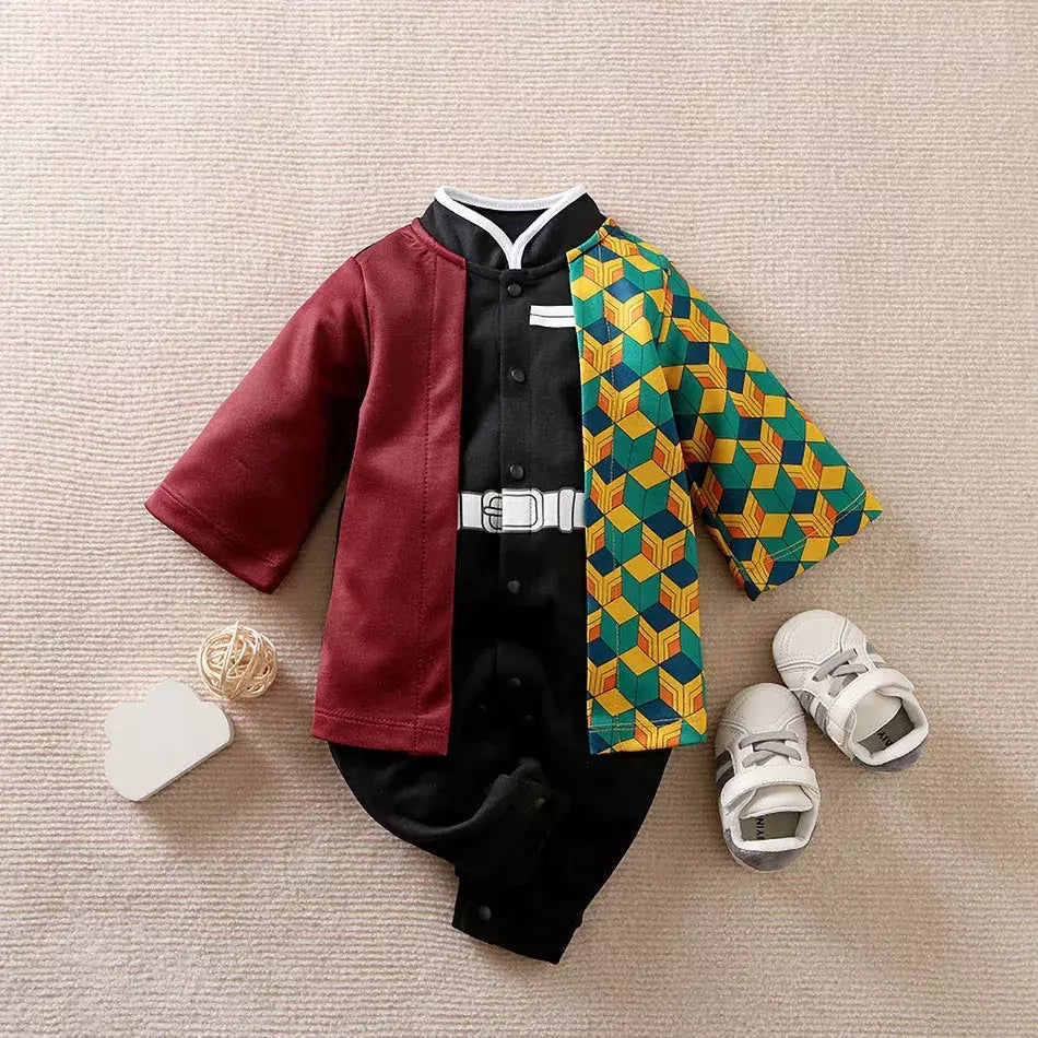 Bebê menina menino traje anime roupas recém-nascidos macacão infantil luffy akatsuki vegeta cosplay macacão da criança traje de halloween 0-18m