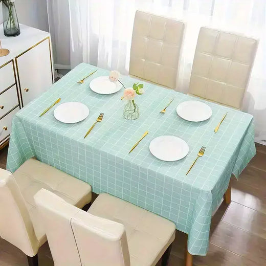Toalha de mesa estilo nórdico para decoração de mesa, impermeável e à prova de óleo, para casa e restaurante, 59.84x53.93 polegadas, 1pc