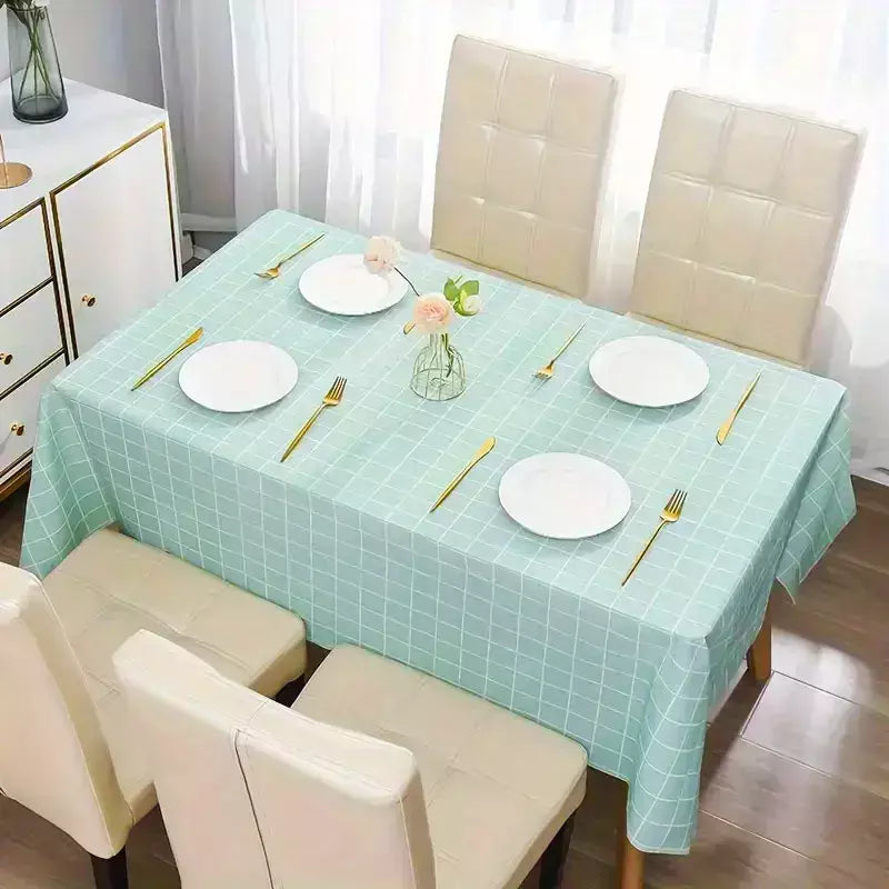 Toalha de mesa estilo nórdico para decoração de mesa, impermeável e à prova de óleo, para casa e restaurante, 59.84x53.93 polegadas, 1pc
