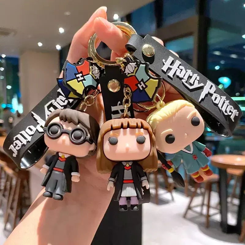 Harried potter chaveiros hermione ron voldemort boneca chaveiro filme periféricos bonito chaves do carro chaveiro brinquedos para casais crianças