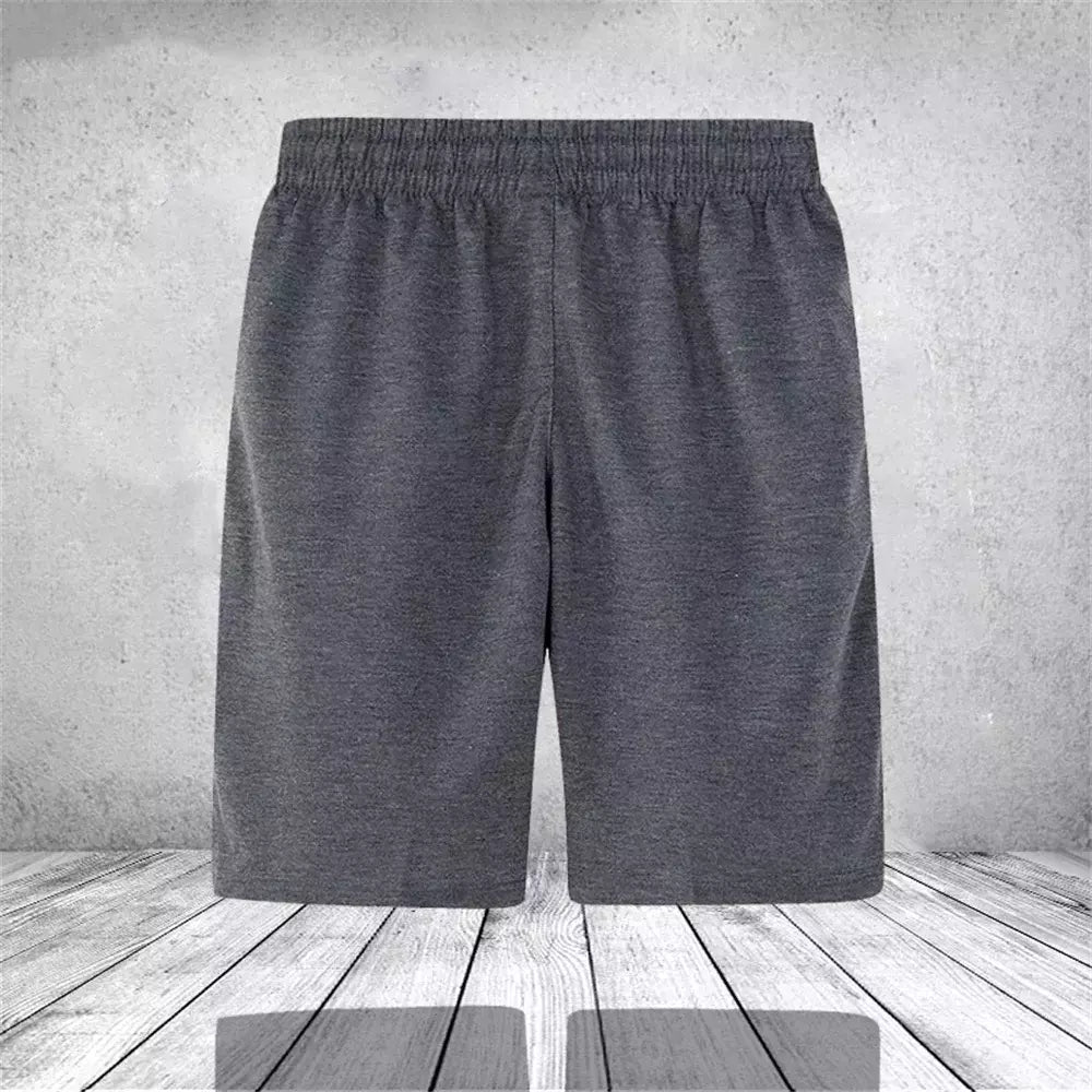 Shorts de praia soltos e respiráveis masculinos, calção casual, calça fitness confortável, moletom esportivo de basquete, calções de verão