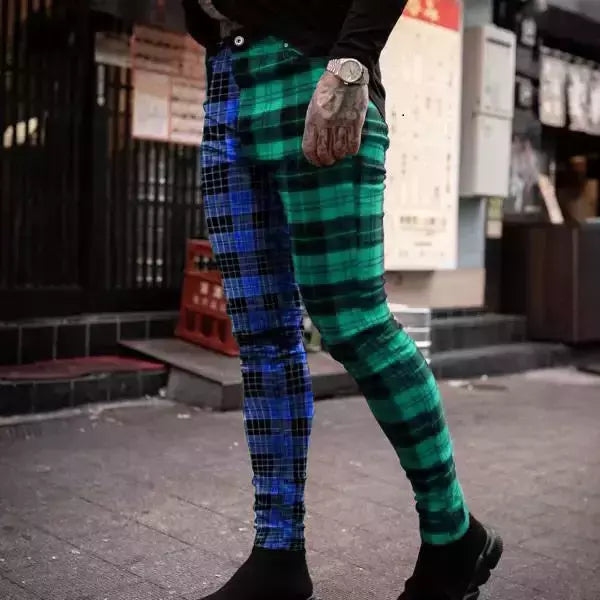 Calça de verão longa moda masculina, mini calça casual, simples e reta para negócios