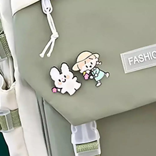 Mochila de nylon impermeável multifuncional, mochila escolar para meninos e meninas, grande capacidade, saco de livro