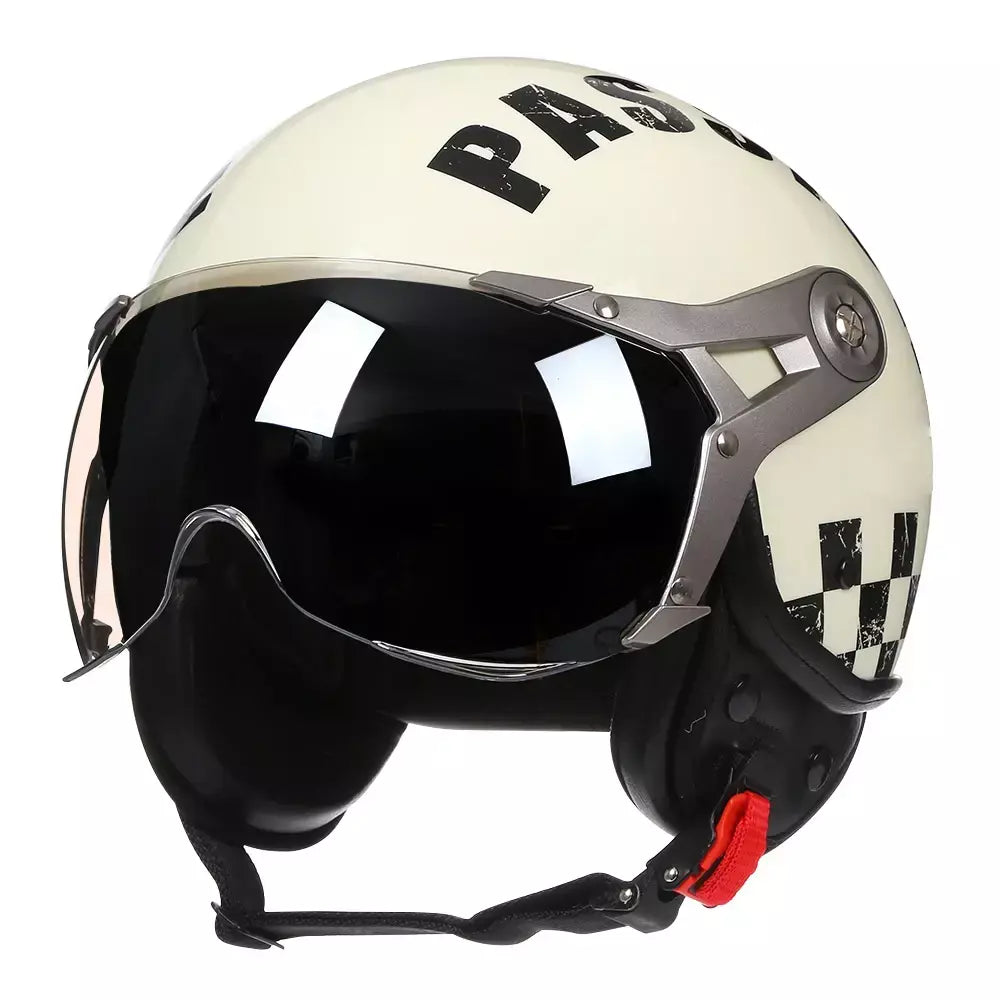 França estilo profissional capacete da motocicleta moto scooter rosto aberto casque dirt bike capacete homem mulher leve jet capacete
