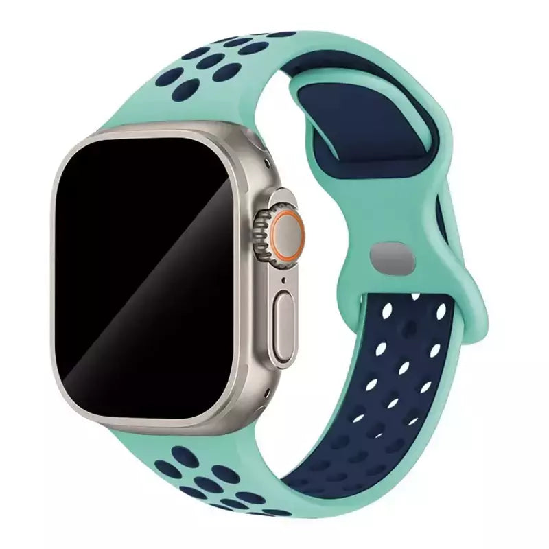 Correia Desportiva Respirável para Apple Watch, Band, Correa, iWatch Series 8, SE, 7, 6, 5, 9 Ultra, 44mm, 49mm, 45mm, 40mm, 41 milímetros, 38 milímetros, 42 milímetros